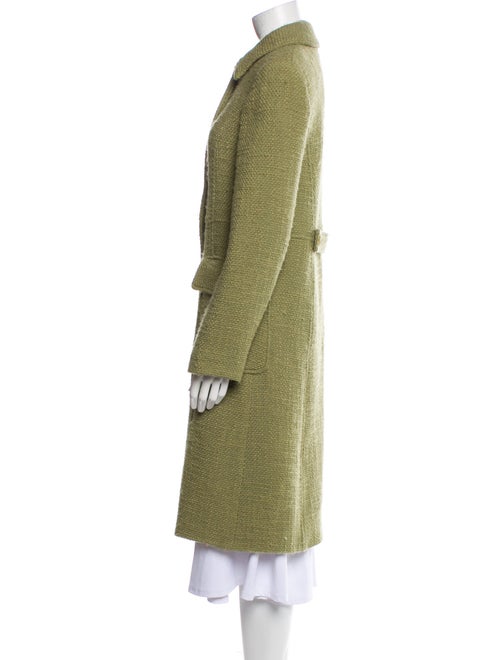 Barney's New York Virgin Wool Tweed Pattern Peacoat