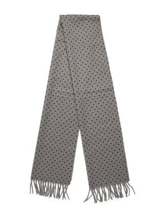 Barney's New York Cashmere Polka Dot Print Scarf
