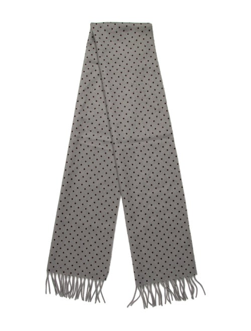 Barney's New York Cashmere Polka Dot Print Scarf