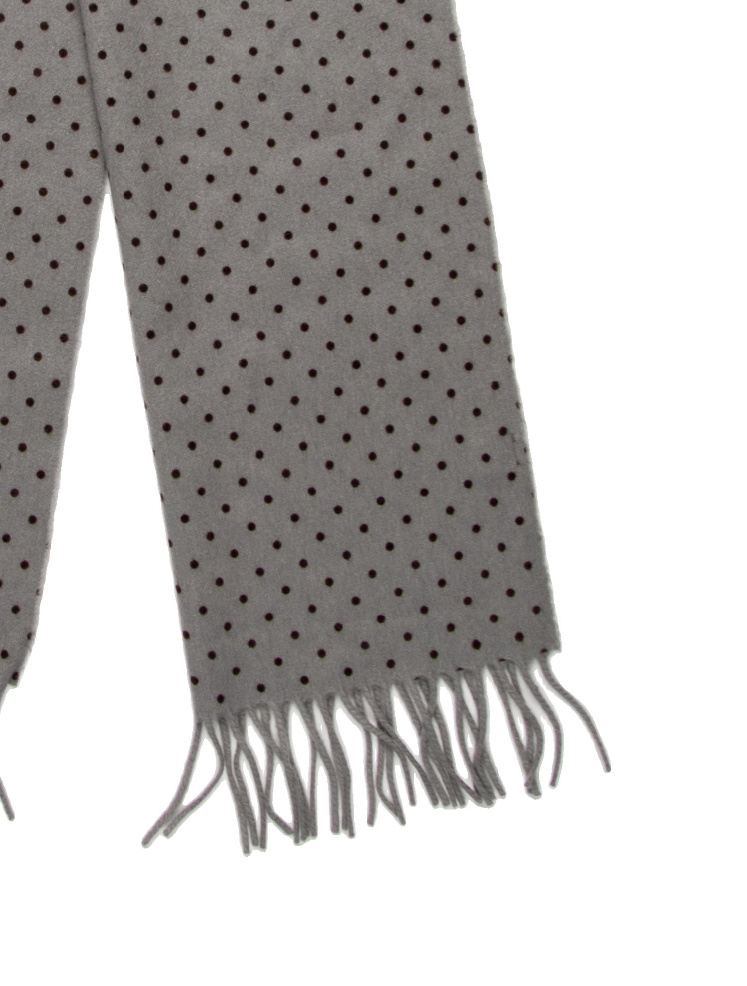 Barney's New York Cashmere Polka Dot Print Scarf