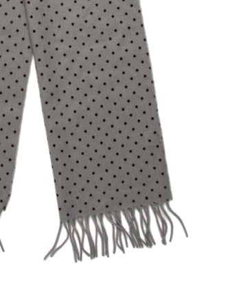 Barney's New York Cashmere Polka Dot Print Scarf