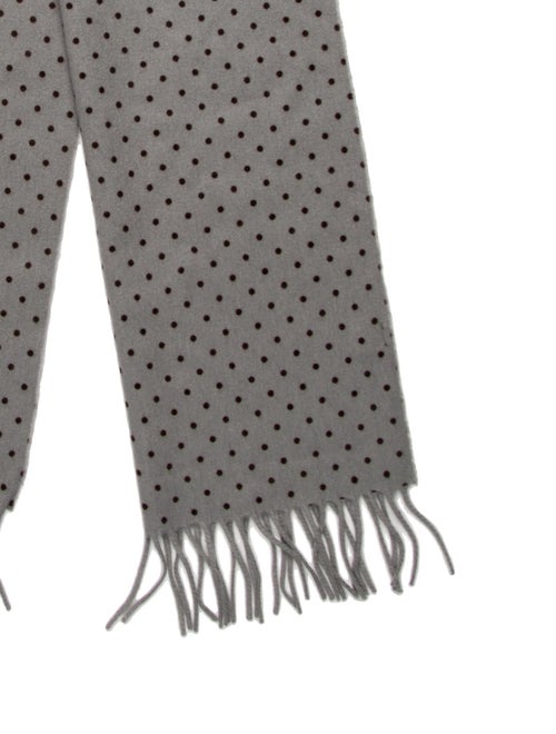 Barney's New York Cashmere Polka Dot Print Scarf