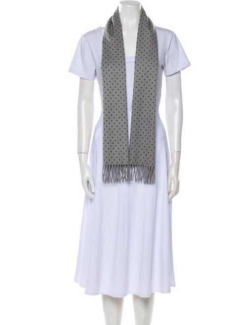 Barney's New York Cashmere Polka Dot Print Scarf