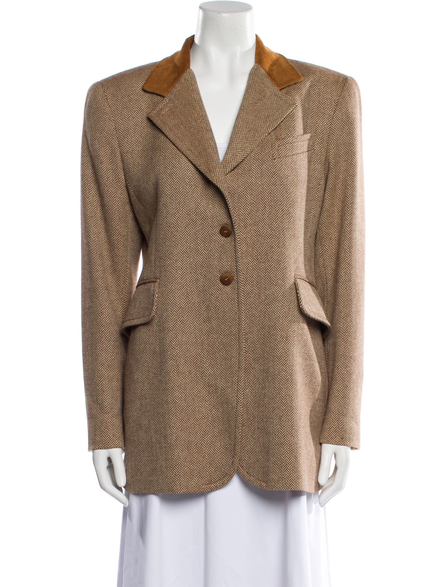 Barney's New York Wool Printed Coat