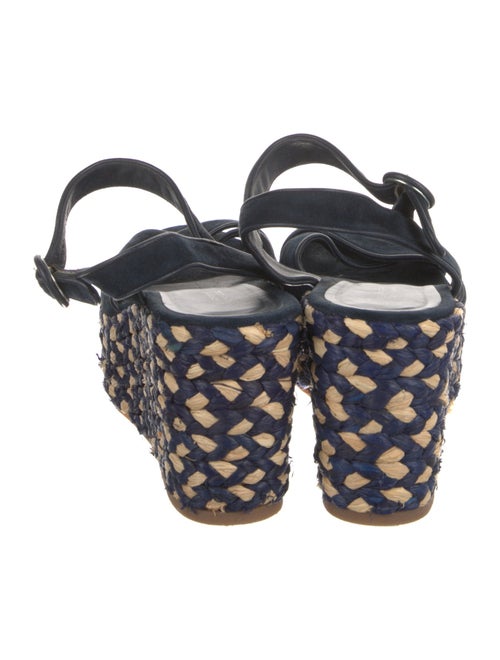 Barney's New York Suede Printed Mules