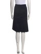 Barney's New York Grosgrain Trim Knee-Length Skirt