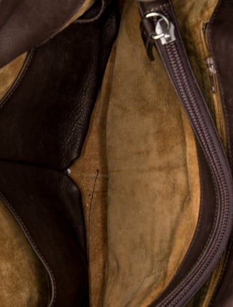 Barney's New York Leather Shoulder Bag