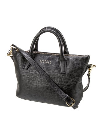 Barney's New York Leather Top Handle Bag