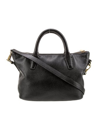 Barney's New York Leather Top Handle Bag