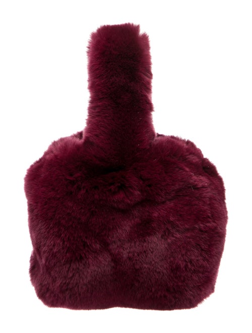 Barney's New York Fur Top Handle Bag Mini