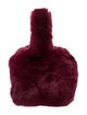 Barney's New York Fur Top Handle Bag Mini