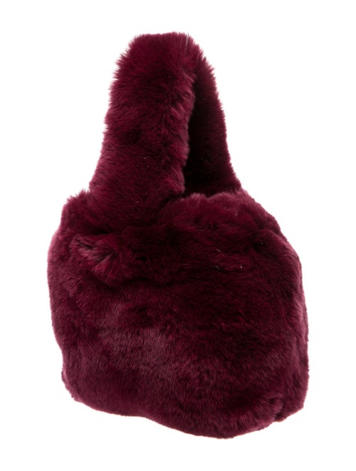 Barney's New York Fur Top Handle Bag Mini