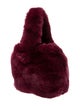 Barney's New York Fur Top Handle Bag Mini