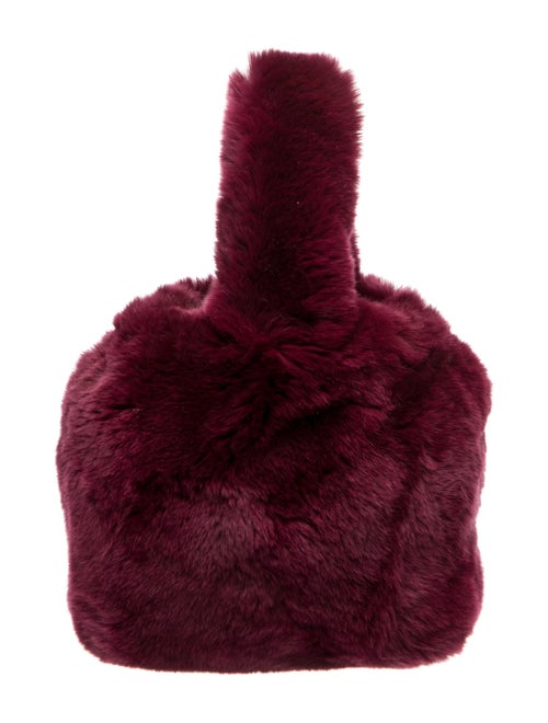 Barney's New York Fur Top Handle Bag Mini