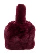 Barney's New York Fur Top Handle Bag Mini