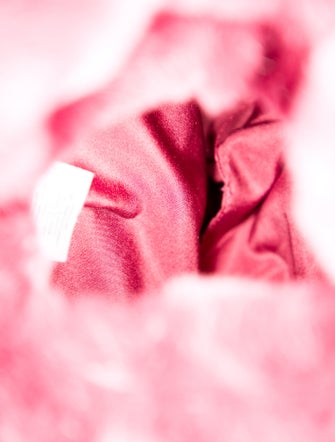 Barney's New York Fur Top Handle Bag Mini