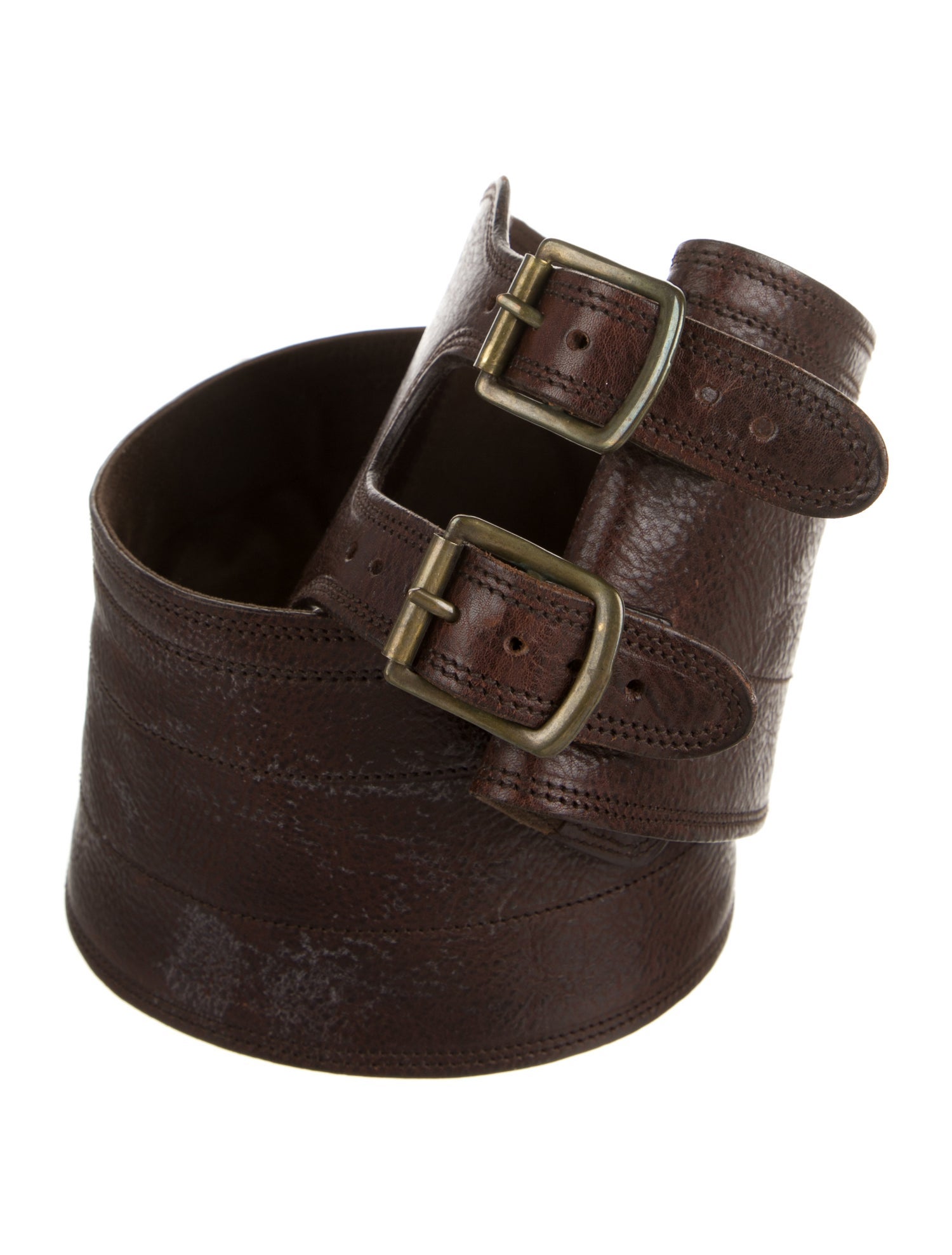 Barney's New York Wide Leather Waist Belt