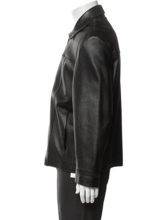 Barney's New York Leather Moto Jacket