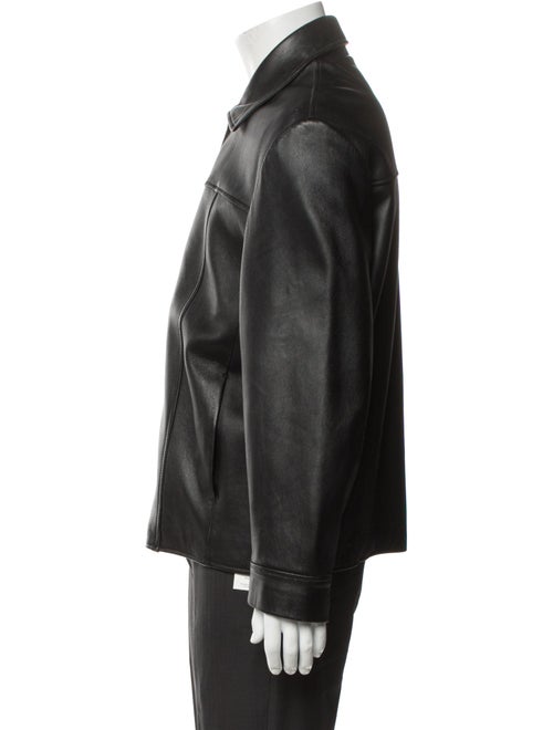 Barney's New York Leather Moto Jacket
