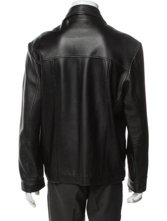 Barney's New York Leather Moto Jacket