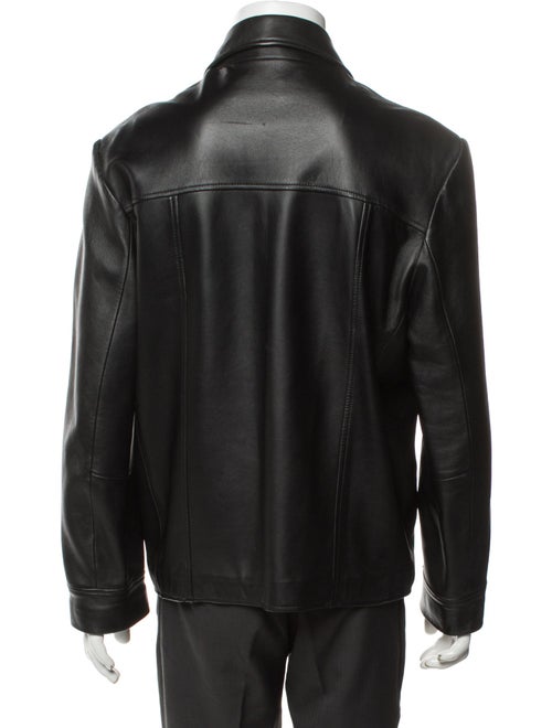 Barney's New York Leather Moto Jacket