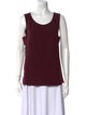 Barney's New York Scoop Neck Sleeveless Top
