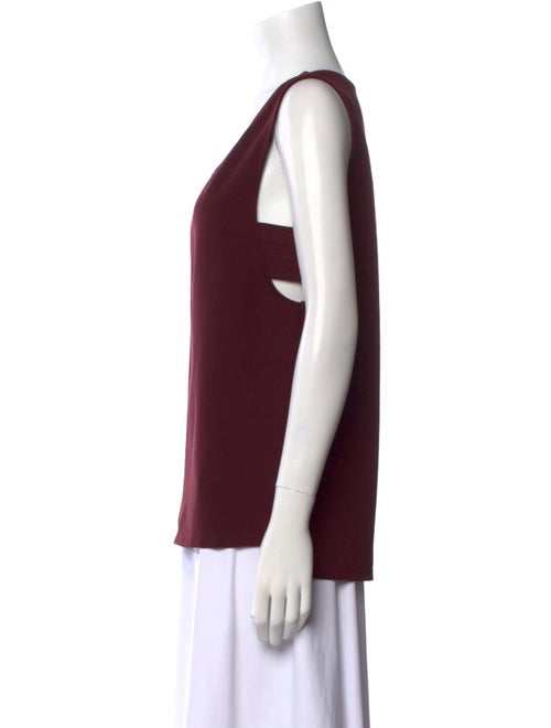 Barney's New York Scoop Neck Sleeveless Top