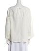 Barney's New York Scoop Neck Long Sleeve Blouse