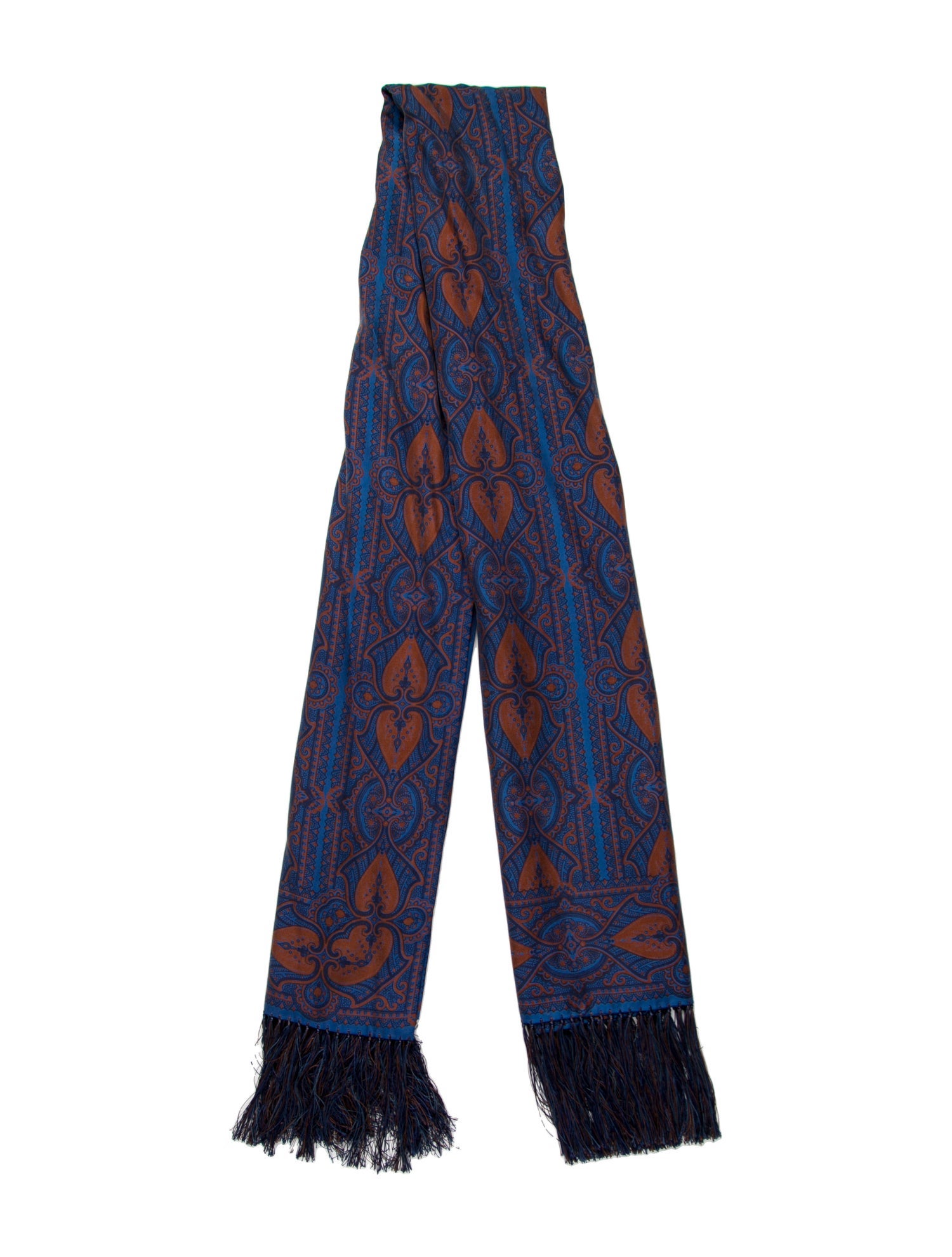 Barney's New York Silk Striped Scarf