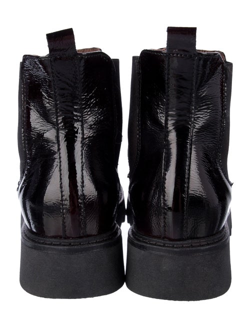 Barney's New York Patent Leather Chelsea Boots