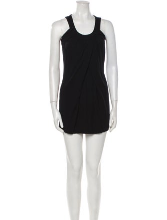 Barney's New York Scoop Neck Mini Dress