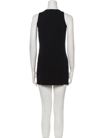 Barney's New York Scoop Neck Mini Dress