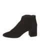 Barney's New York Suede Leather Trim Embellishment Boots