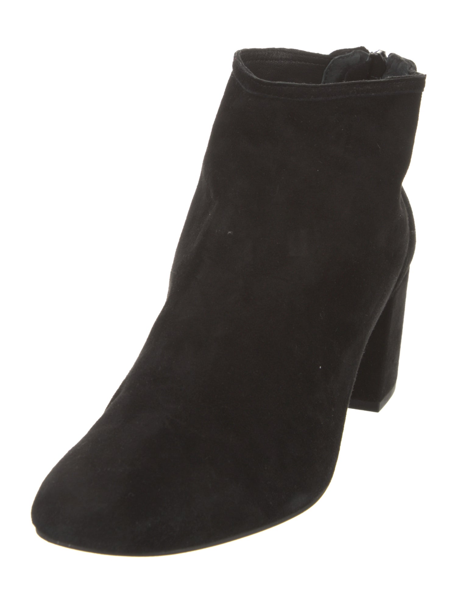 Barney's New York Suede Leather Trim Embellishment Boots