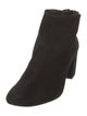 Barney's New York Suede Leather Trim Embellishment Boots