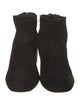 Barney's New York Suede Leather Trim Embellishment Boots