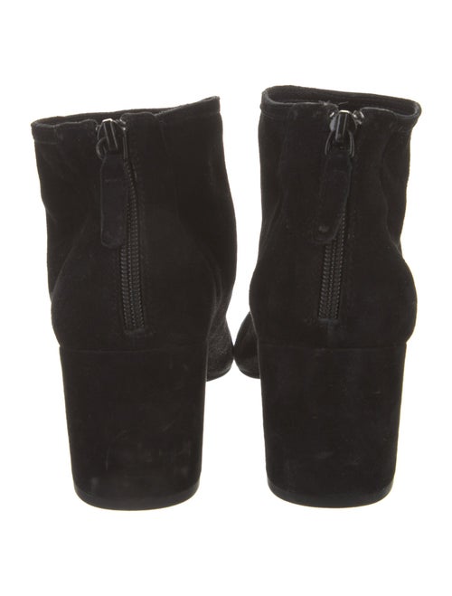 Barney's New York Suede Leather Trim Embellishment Boots
