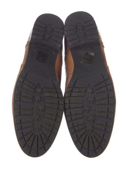 Barney's New York Leather Combat Boots