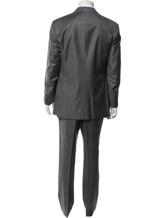 Barney's New York Wool Striped Two-Piece Suit