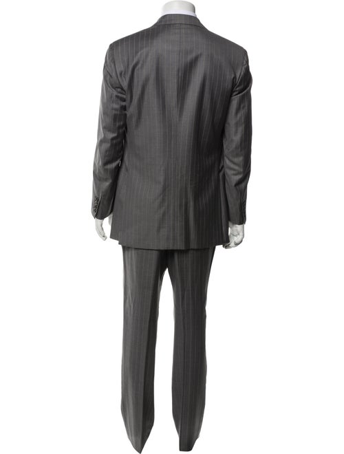 Barney's New York Wool Striped Two-Piece Suit