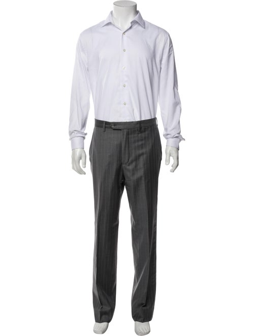 Barney's New York Wool Striped Two-Piece Suit