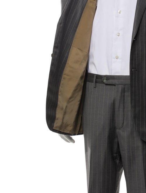 Barney's New York Wool Striped Two-Piece Suit
