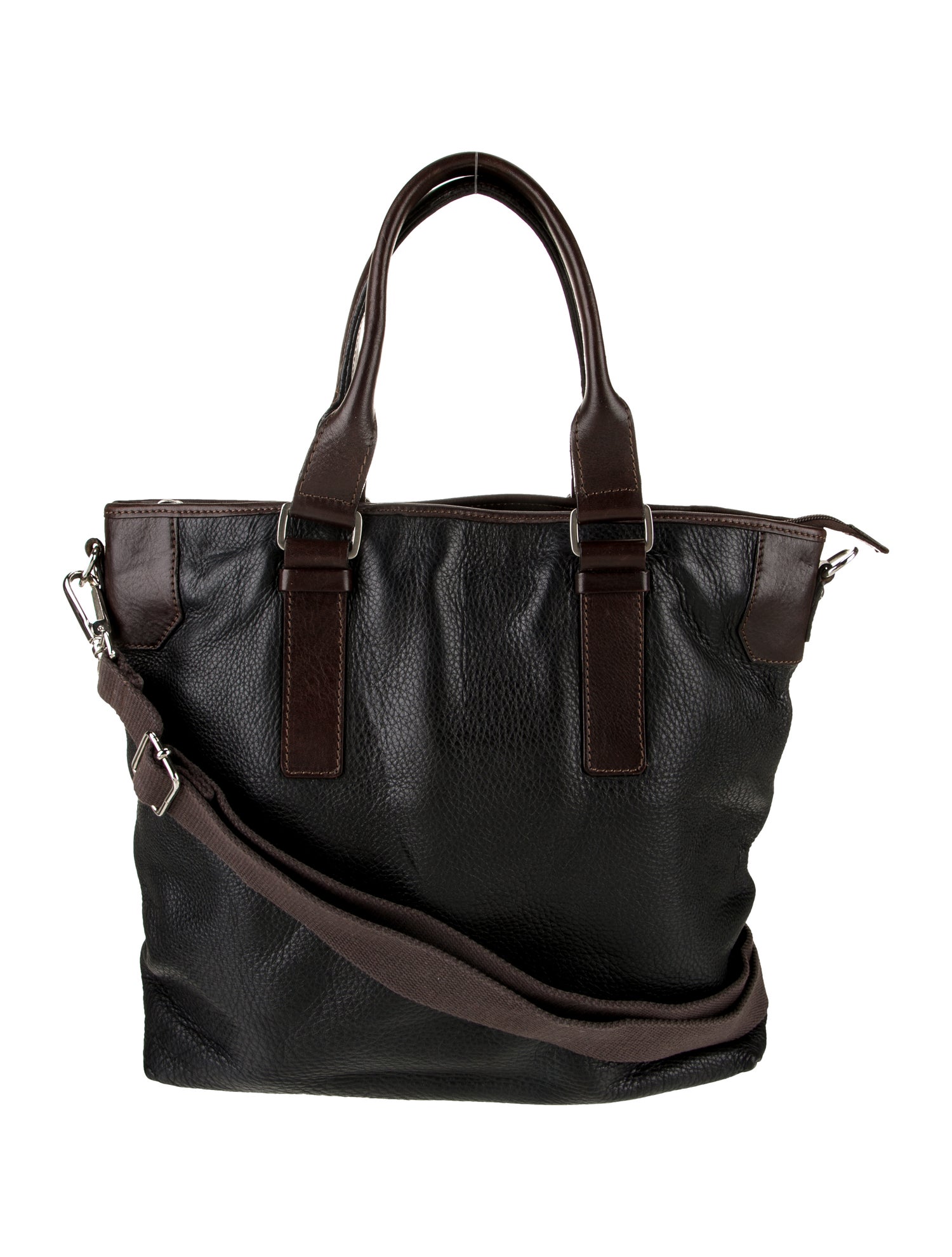 Barney's New York Leather Top Handle Bag