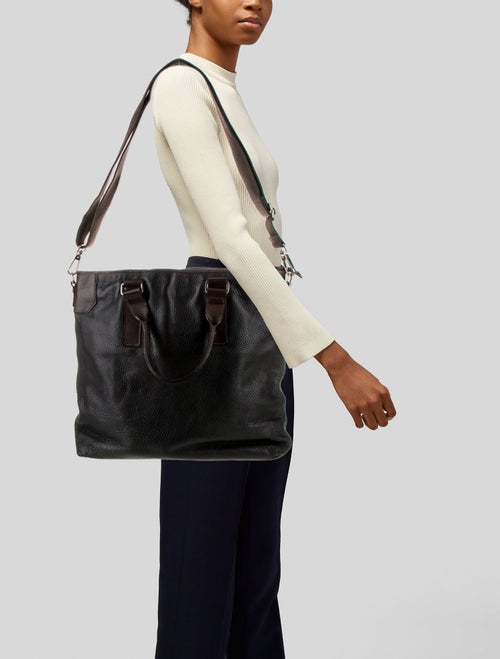 Barney's New York Leather Top Handle Bag