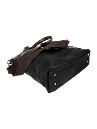Barney's New York Leather Top Handle Bag