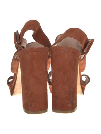 Barney's New York Suede Slingback Sandals