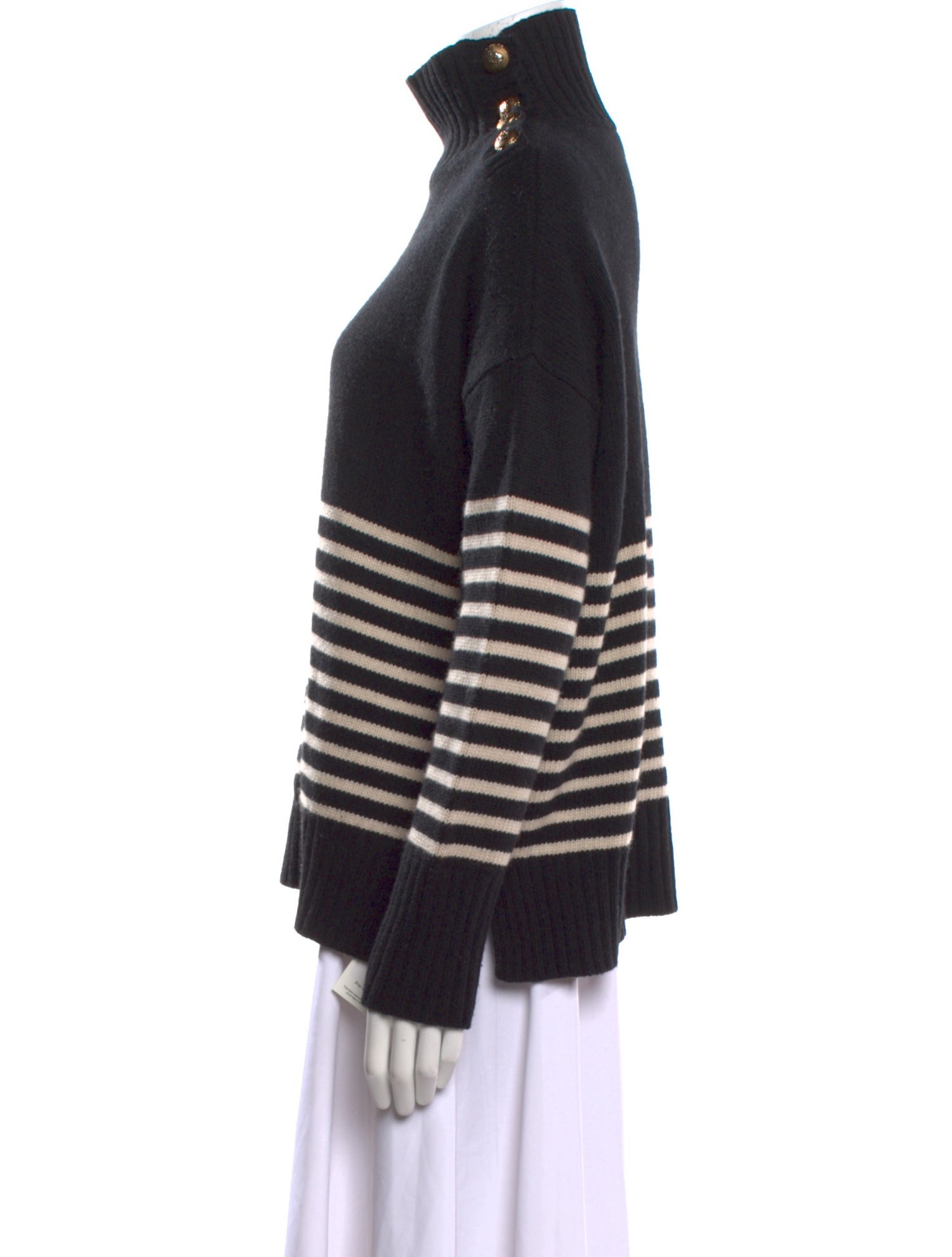 Barney's New York Merino Wool Striped Sweater