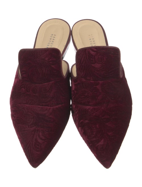 Barney's New York Velvet Mules