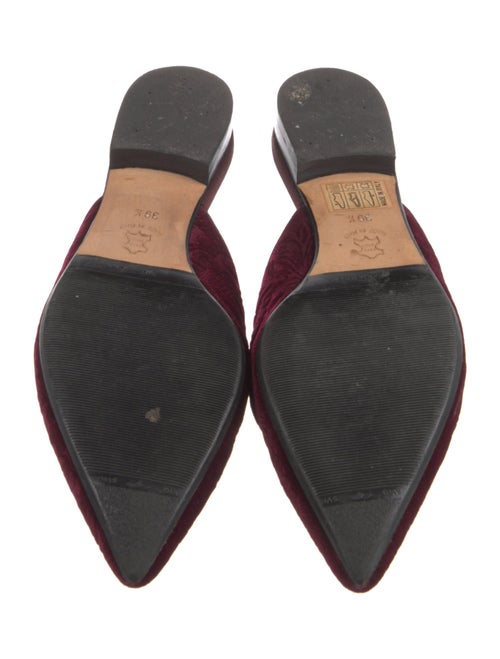 Barney's New York Velvet Mules