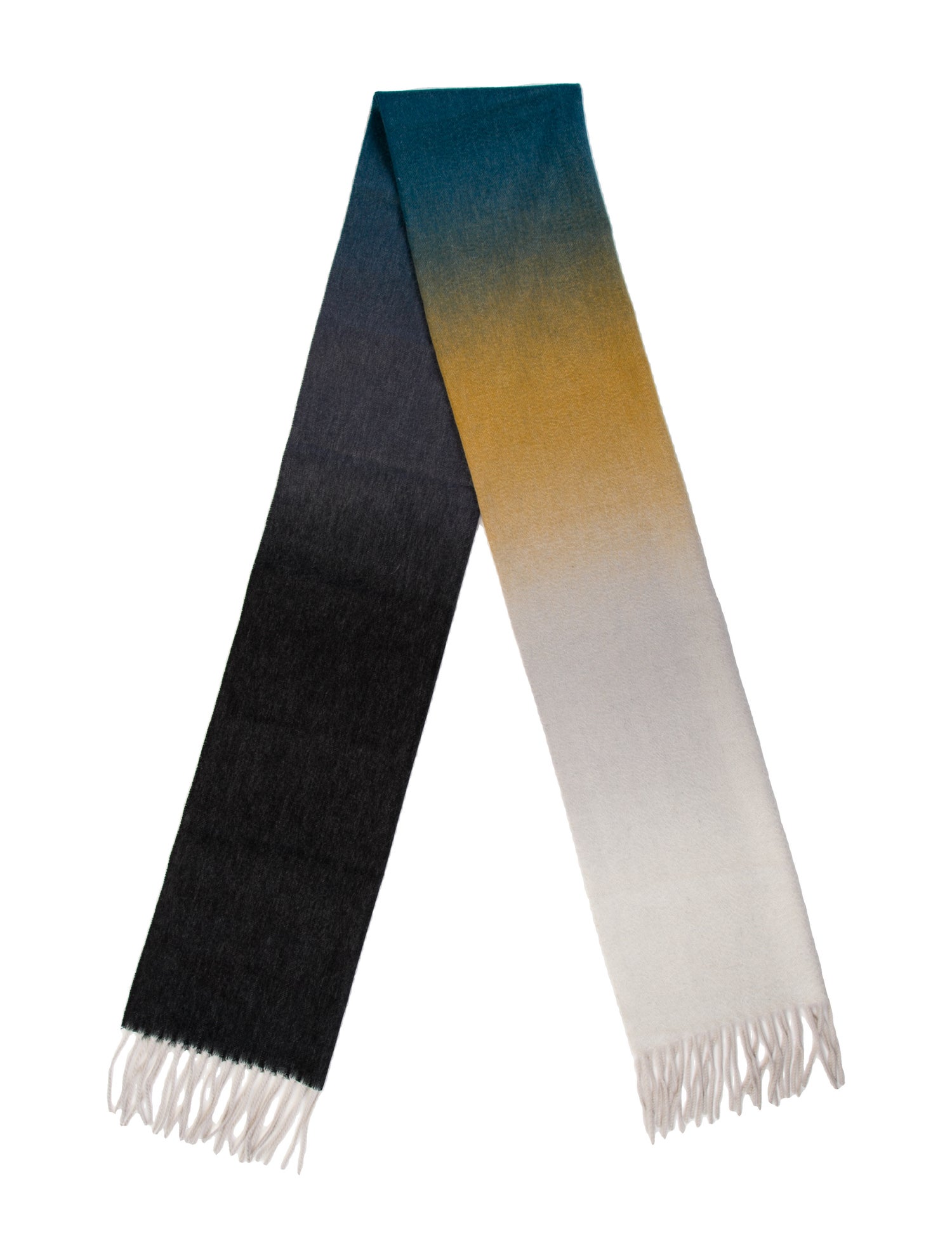 Barney's New York Cashmere Colorblock Pattern Shawl w/ Tags